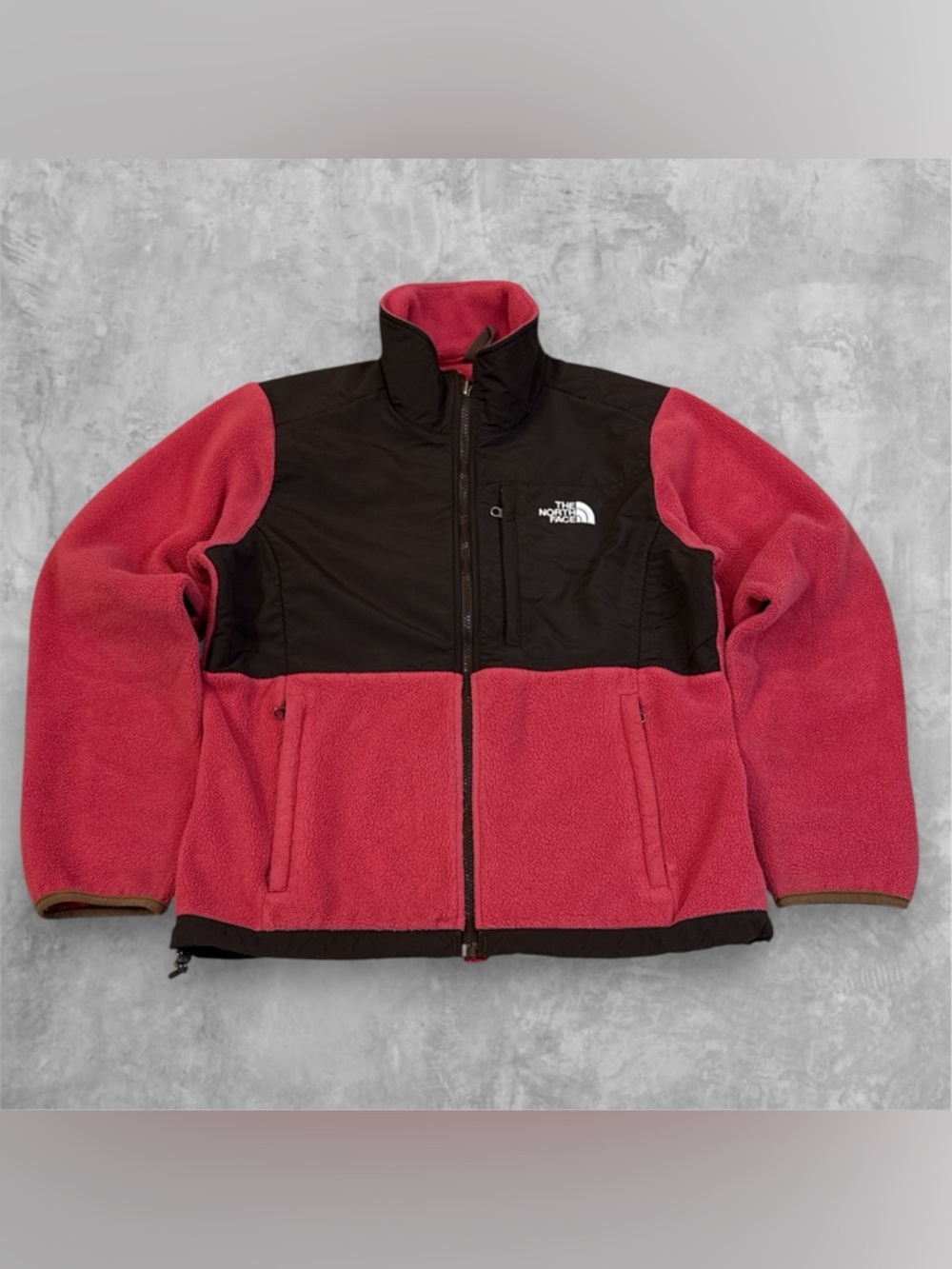 The North Face Women's Denali Fleece Jacket in pink and Black Size Medium